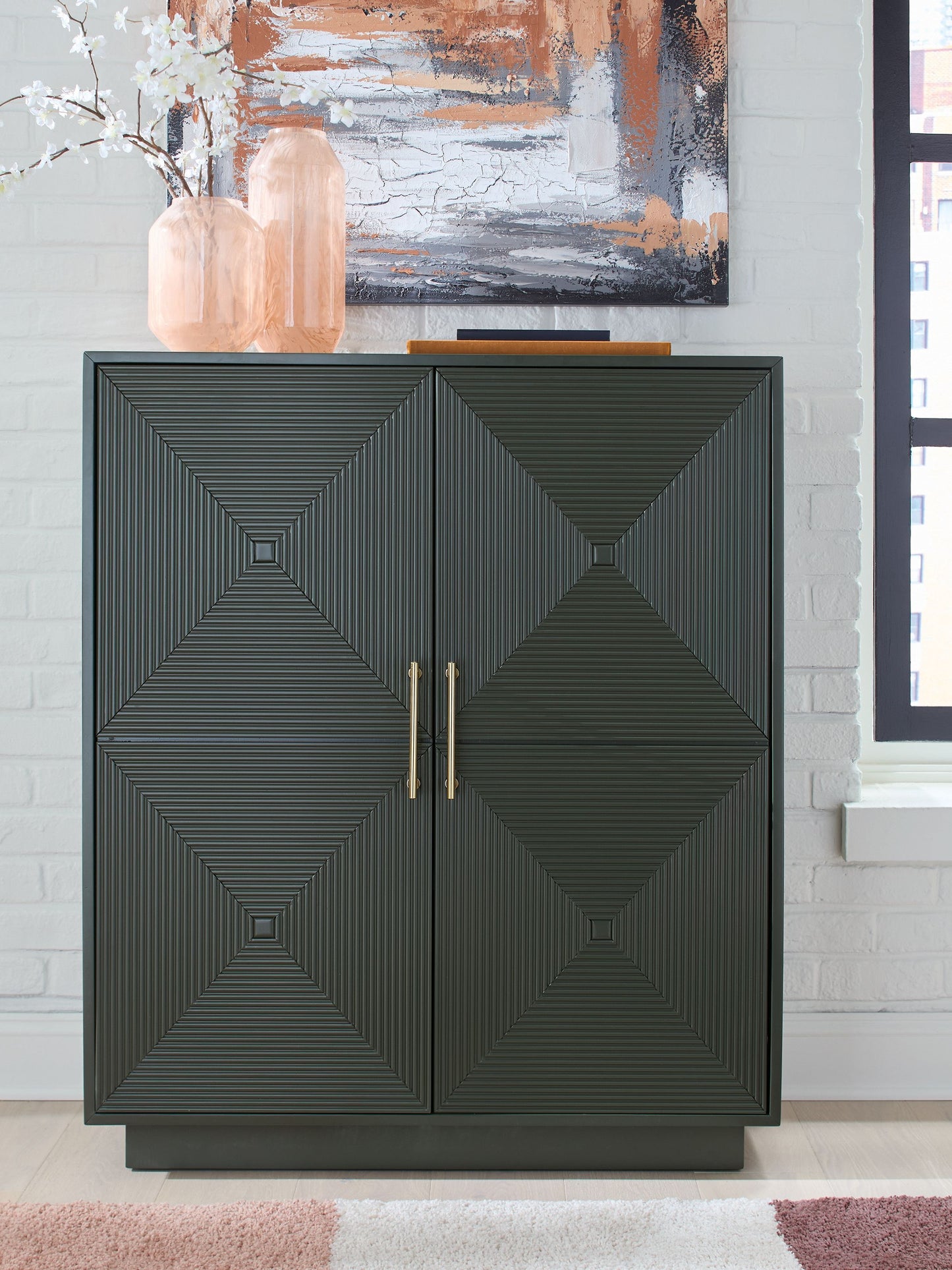Geirwood - Accent Cabinet - Dark Green