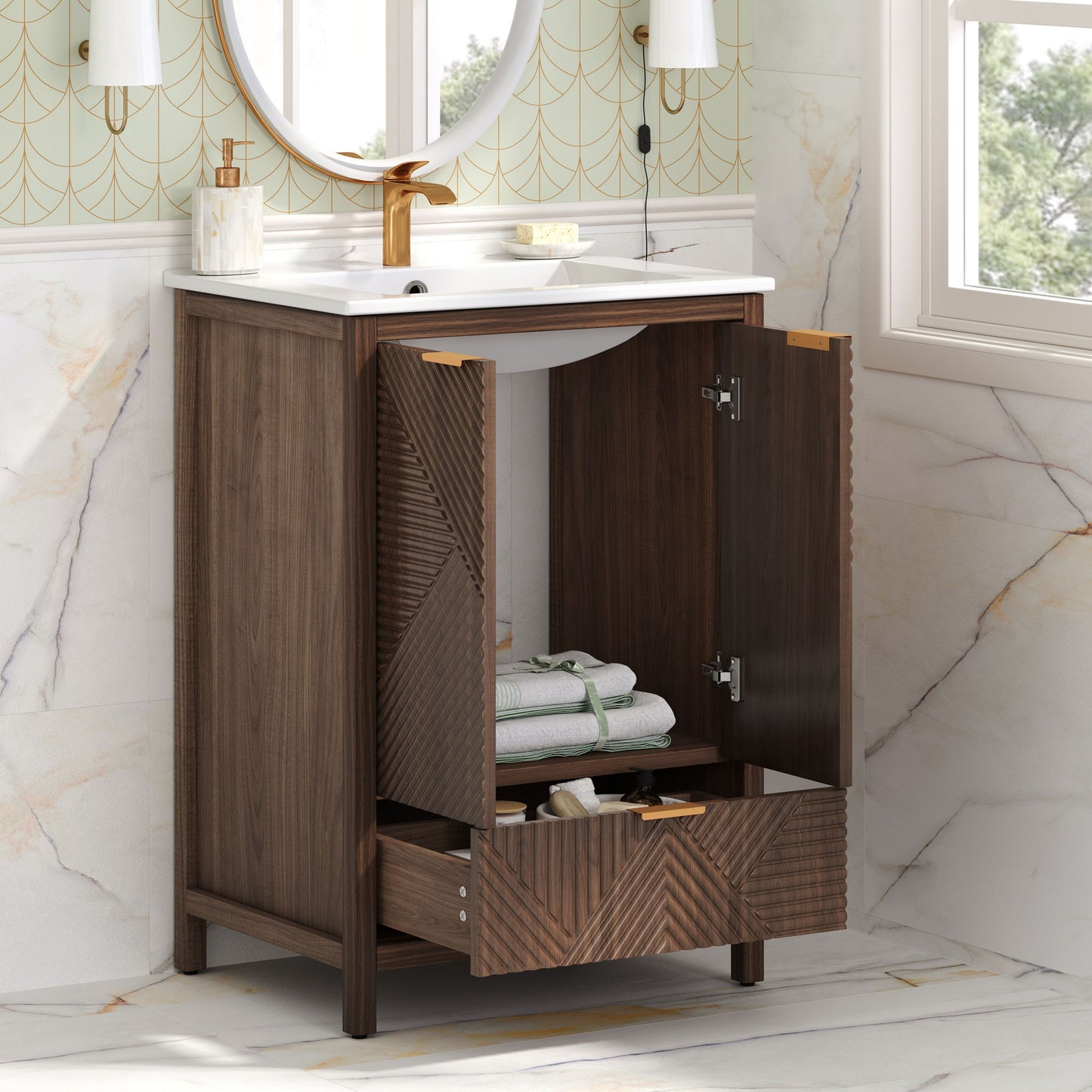 Modern Bathroom Vanity With Sink Combo