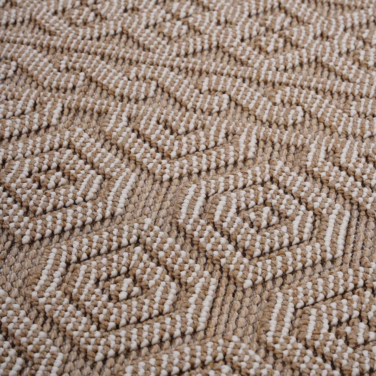 Guros - 6' X 9' Geometric Indoor / Outdoor Area Rug - Mocha