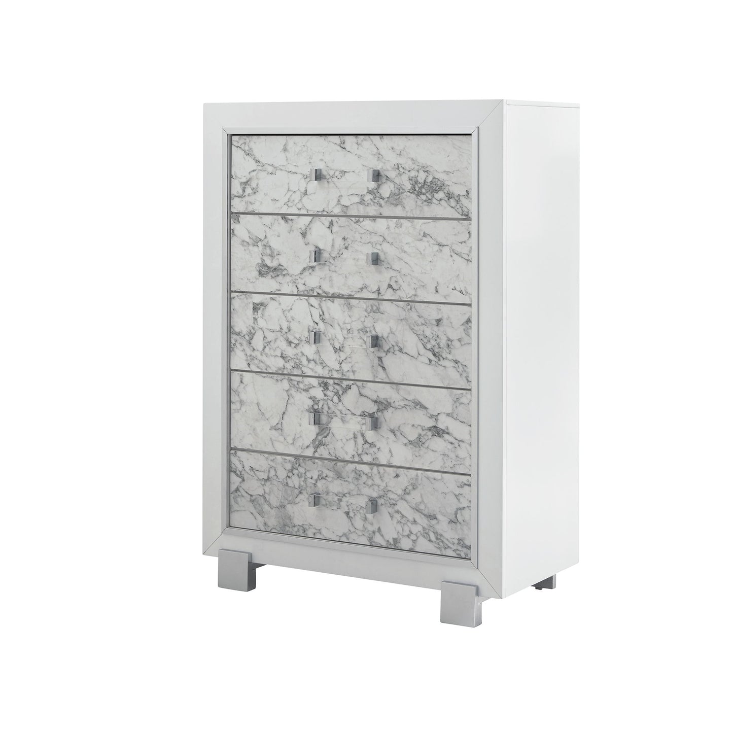 Skye - Marble Chest - White