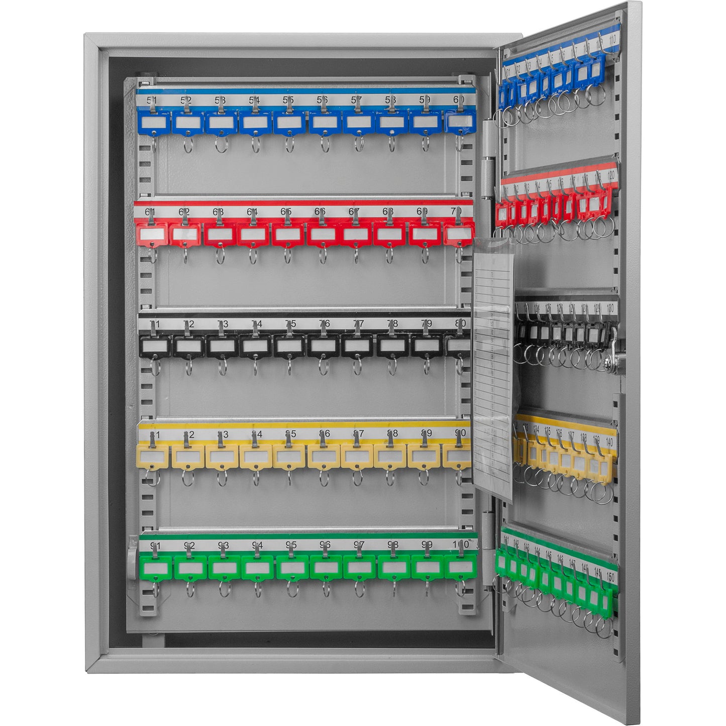 Adjustable Key Cabinet With Lock