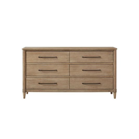 Casual 6 Drawer Dresser - Sand