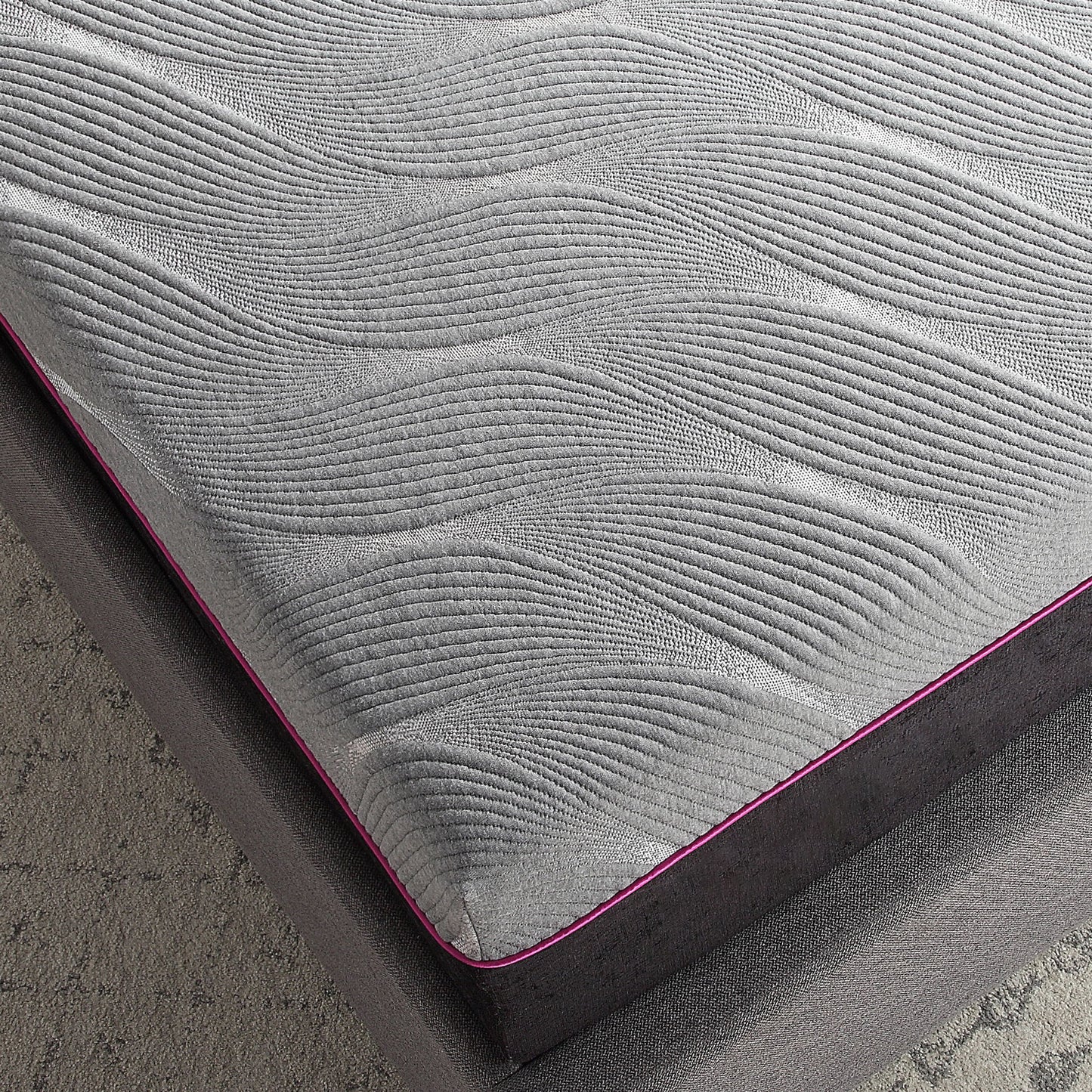 Renew - 11" King Size Flex Head Cooling Gelcare Memory Foam Mattress - Gray