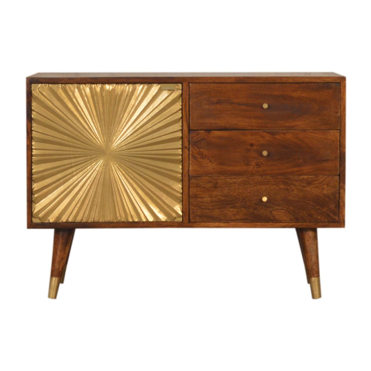 Manila - Sideboard, 3 Drawer - Chestnut