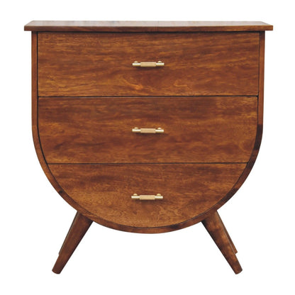 Agra - Bedside Table - Chestnut