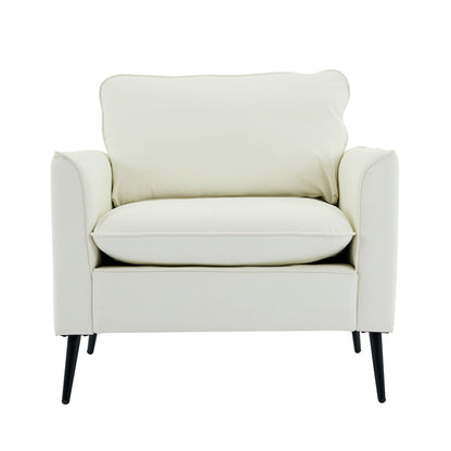 Nordic Retro Light Luxury Upholstered Sofa Chair