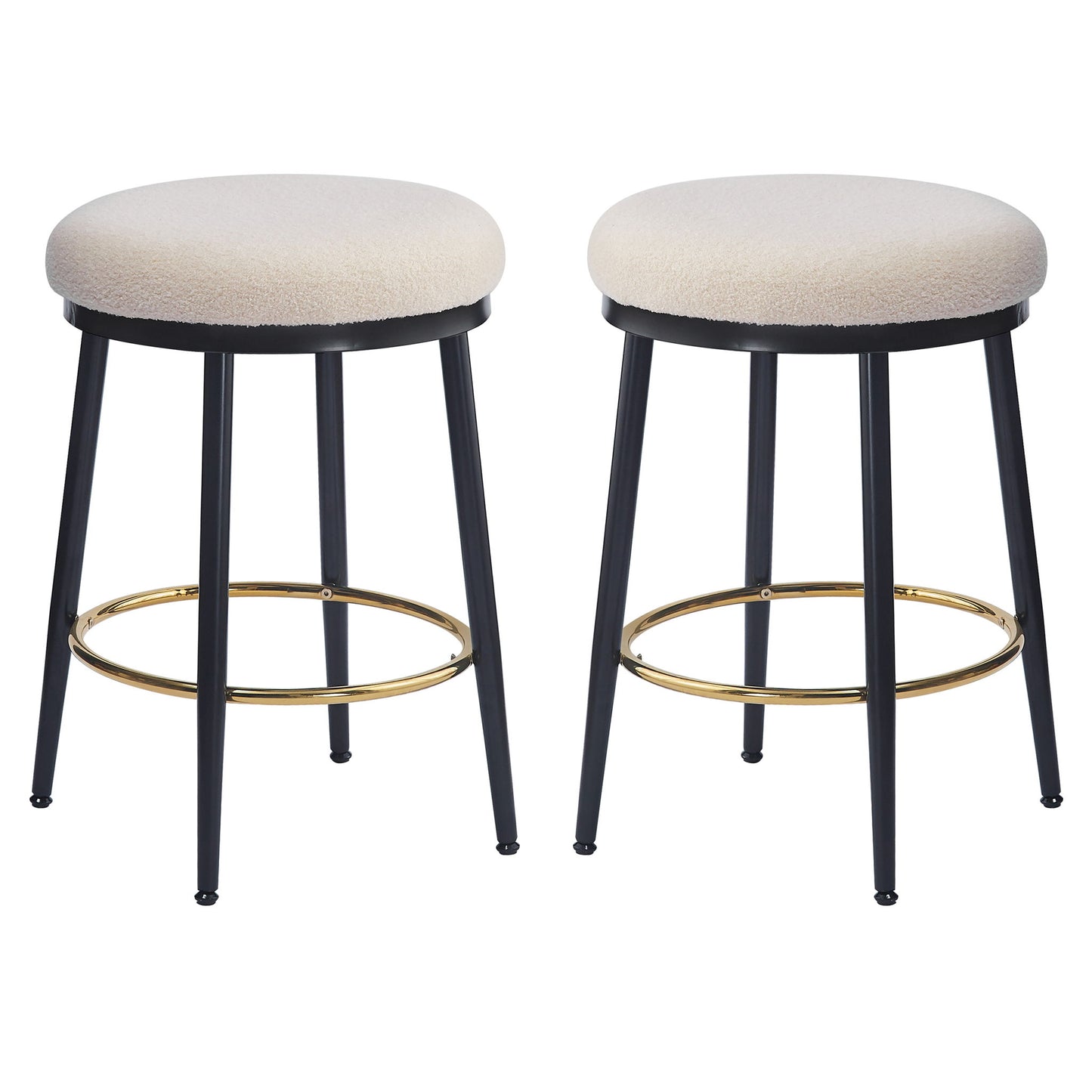 Stylish Design Counter Stools (Set of 2)