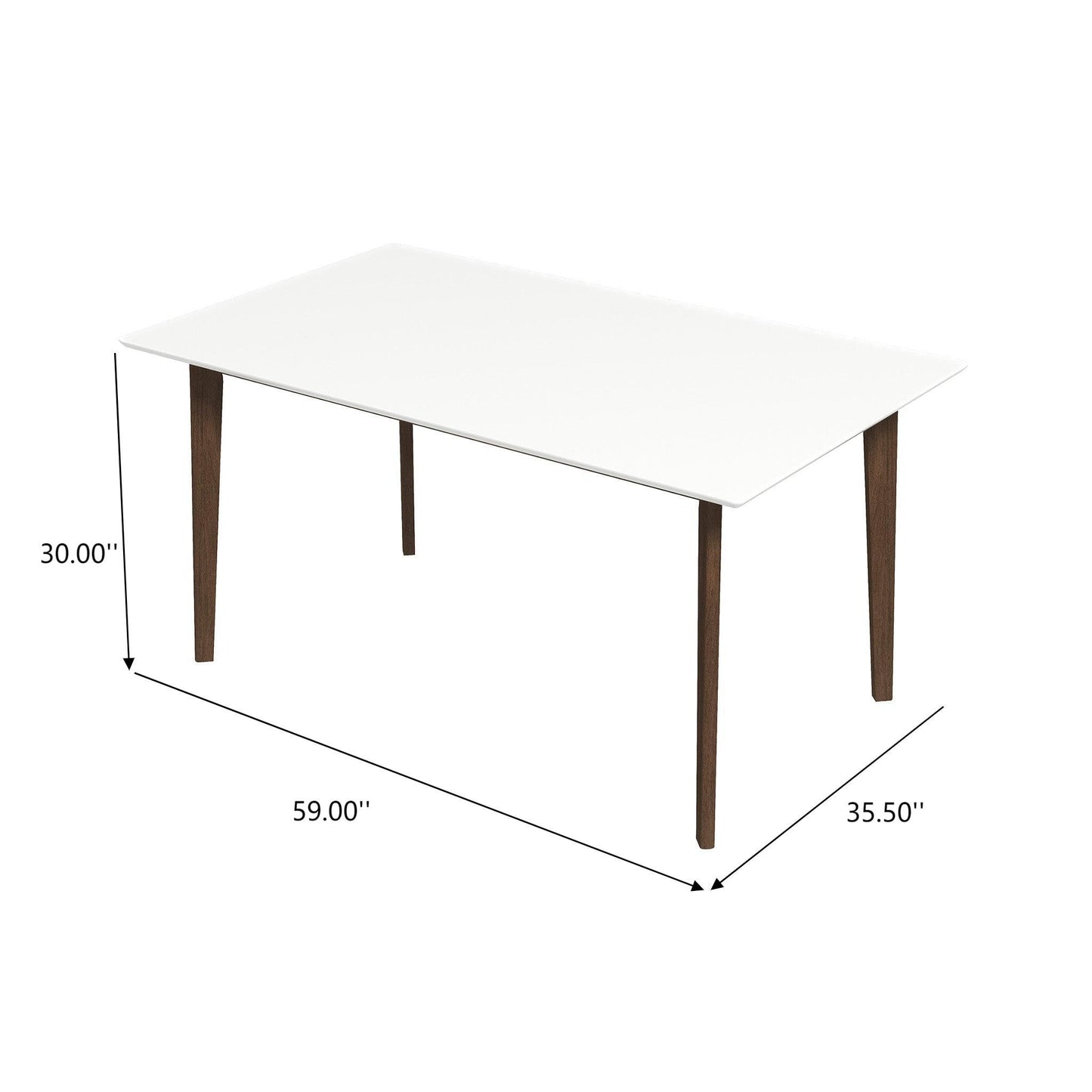 Levi - Modern Style Rectangular Dining Kitchen Table