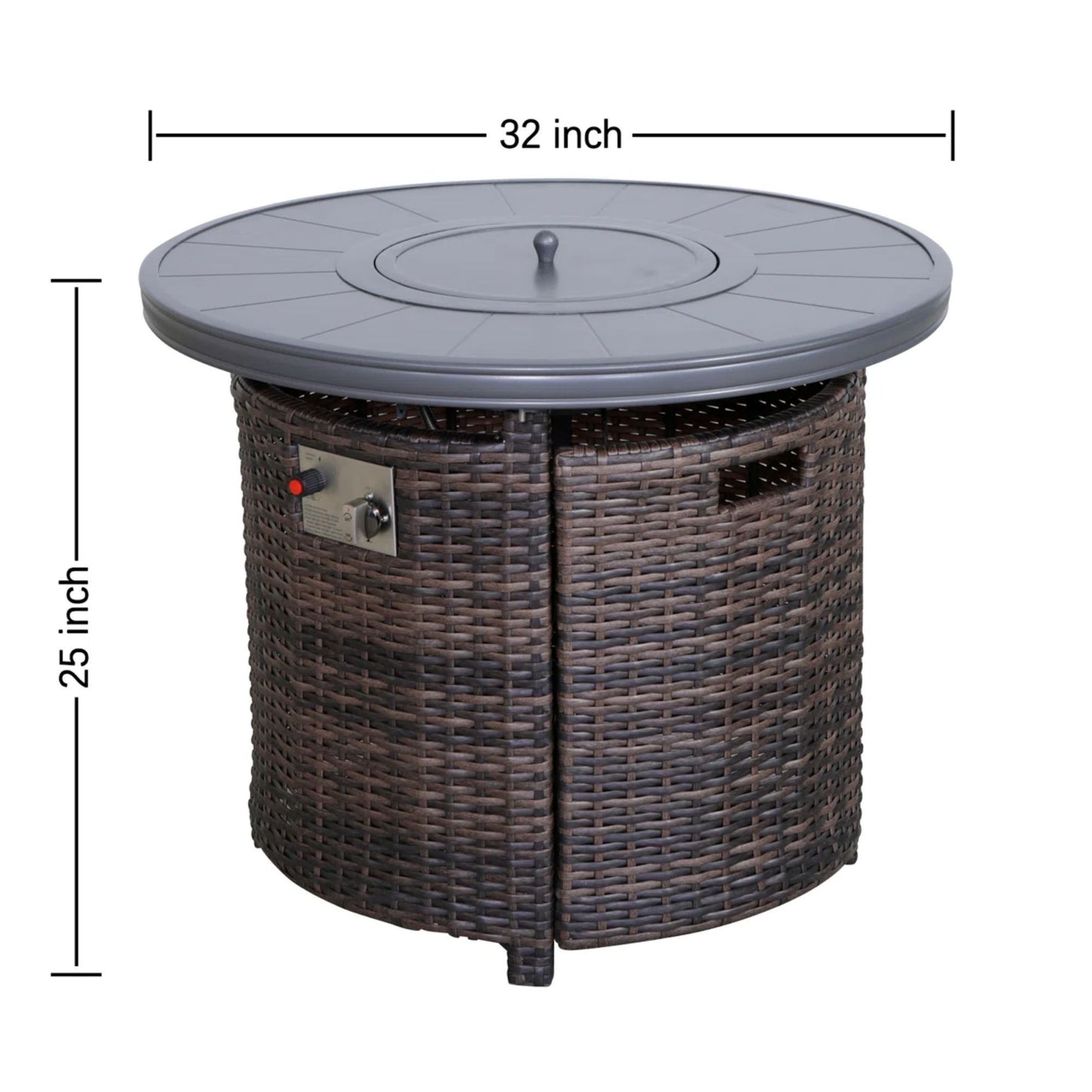 Outdoor Fire Pit Table With Lid