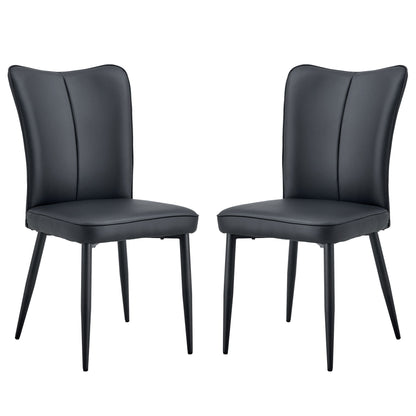 Modern Minimalist Dining Chairs (Set of 2)