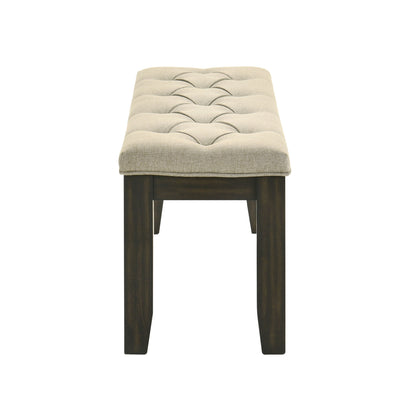 Herbert - Bench - Espresso / Beige