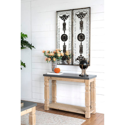 Rustic And Modern Console Table