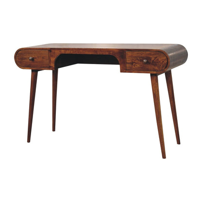 London - Arch Writing Desk - Dark Brown