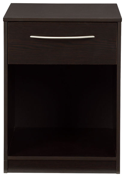 Finch - One Drawer Night Stand - Black