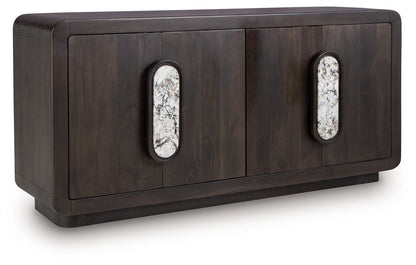 Elliston - Accent Cabinet - Espresso Brown