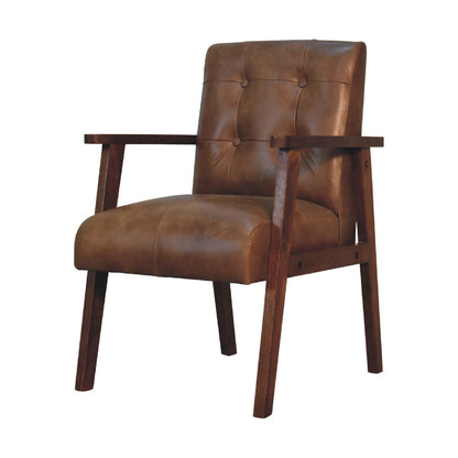 Buffalo - Leather Chair - Brown