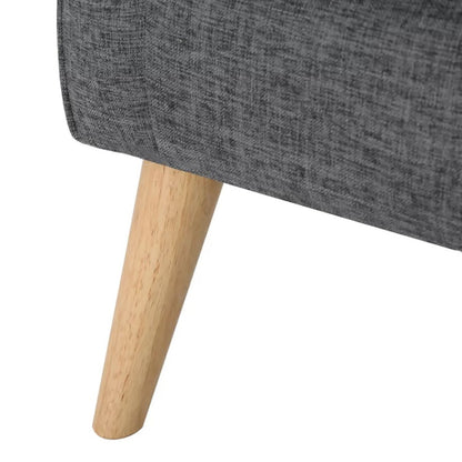 Classic Loveseat With Rolled Armrests And Button Tufting