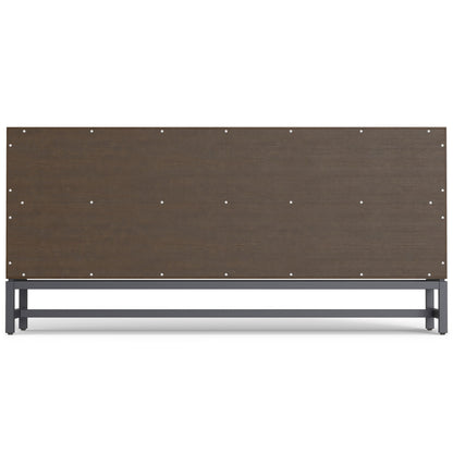 Banting - Low Wide Bookcase - Walnut Brown