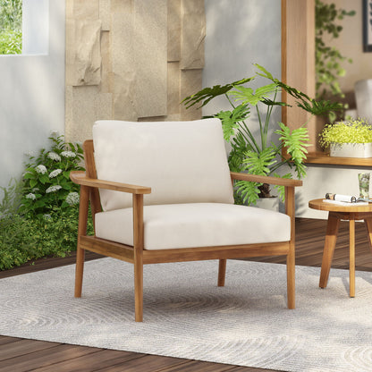 Modern Outdoor Lounge Chair With Cushions