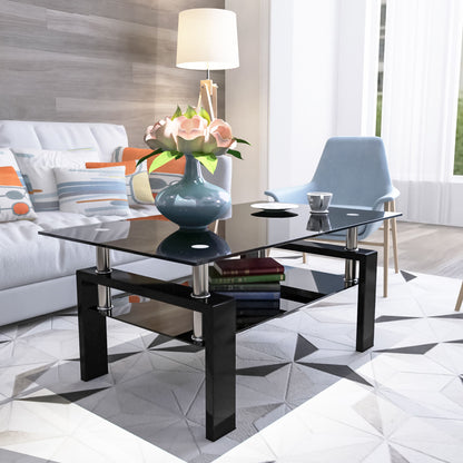 Rectangle Coffee Table, Modern Side Center Tables For Furniture