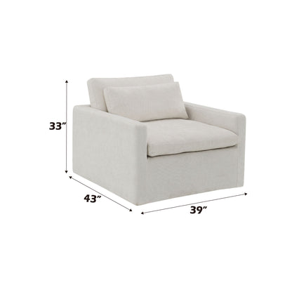 Naveen - Swivel Chair With 1 Toss Pillow