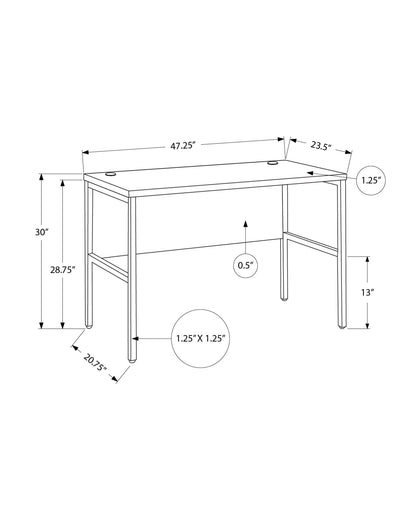 Computer Desk, Home Office, Commercial Grade, Contemporary & Modern