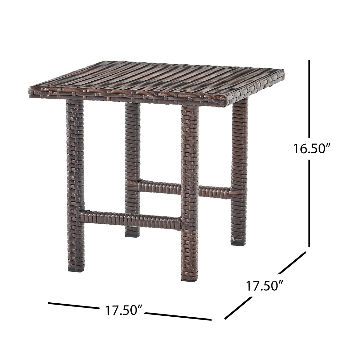 Lido - 3 Pieces Table Set - Brown Multi