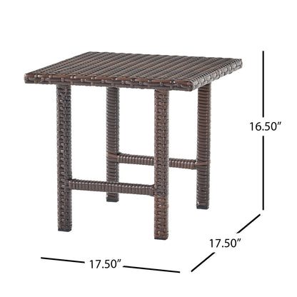 Lido - 3 Pieces Table Set - Brown Multi