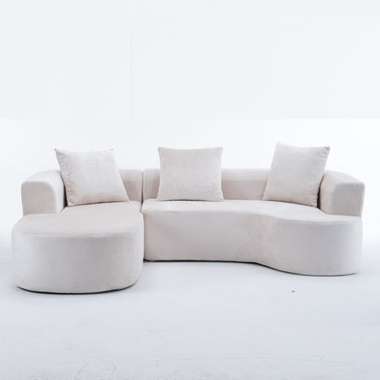 Modular Sectional Sofa With L Shape Chaise With Deep Seat