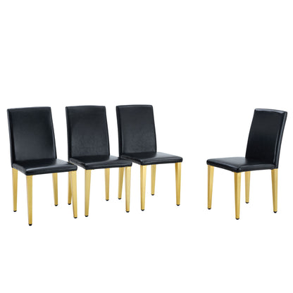 Elegant Upholstered Chairs With Metal Legs