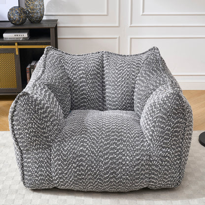 Comfortable Chenille Sofa Chairs With Highly Resilient Foam For Living Rooms And Bedrooms