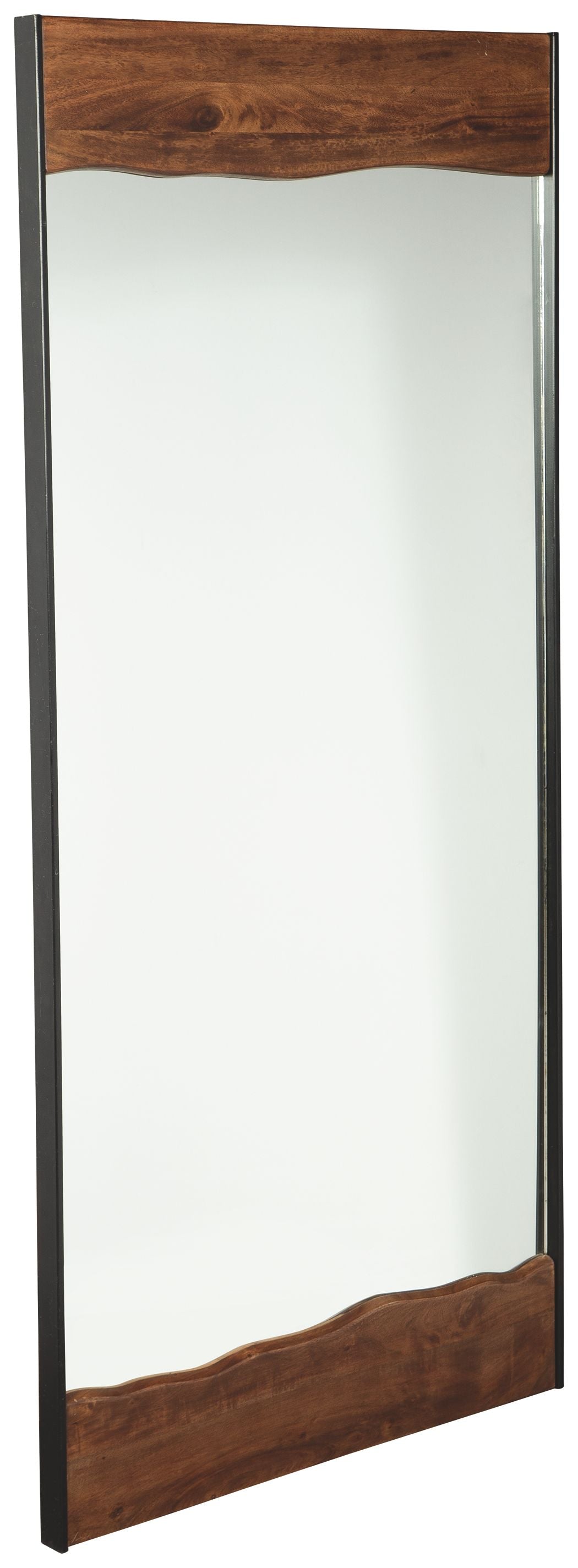 Panchali - Floor Mirror - Brown / Black