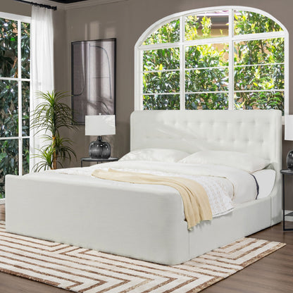Brooks - Contemporary Tufted Shelter Platform Bed
