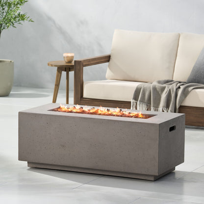 Contemporary Outdoor 40,000 Btu Propane Fire Pit