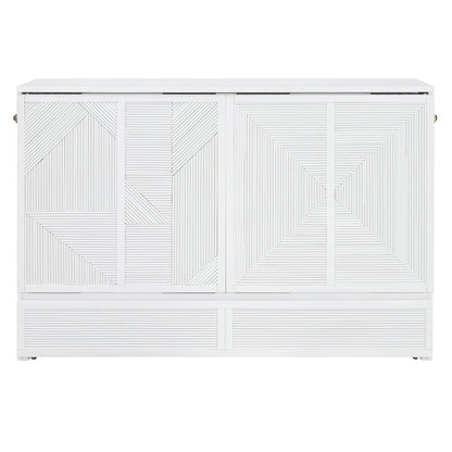 Murphy Bed With Large Drawer, USB Ports And Outlets