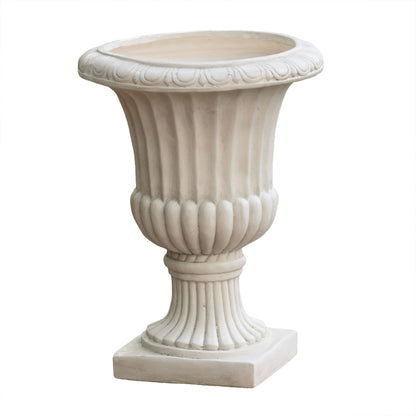Classic Italian Urn Planter - Antique White