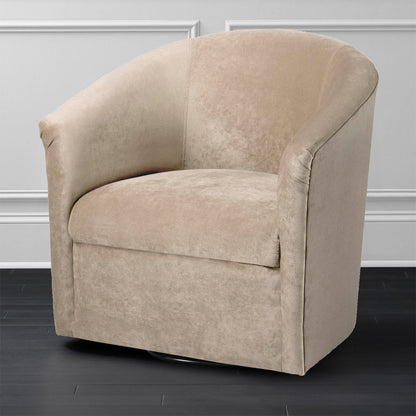Eden - Swivel Chair With Microfiber Upholstery And Hardwood Frame