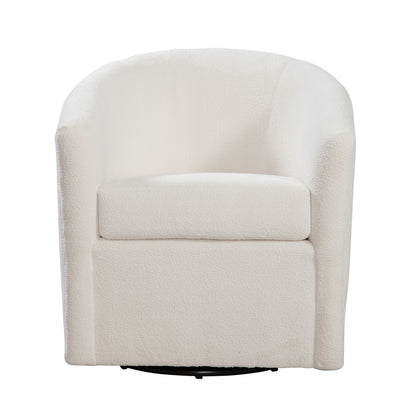 Oaklynn - Barrel Style Swivel Accent Chair