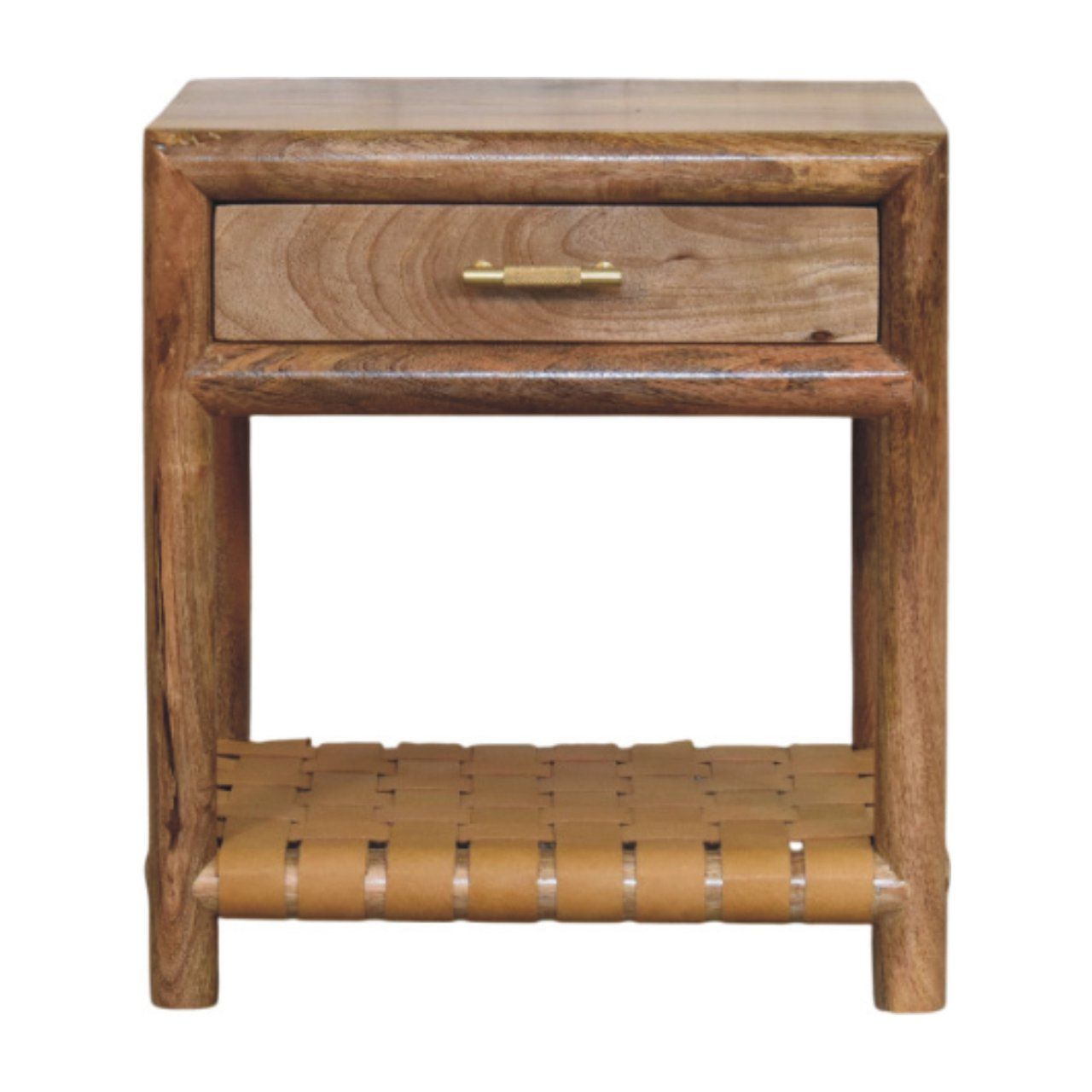 Regency - Woven Nightstand With Drawer - Light Brown