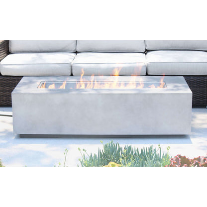 Modern Concrete Design Propane Outdoor Fire Pit Table