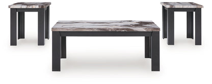 Jazmore - Occasional Table Set (Set of 3) - Dark Brown