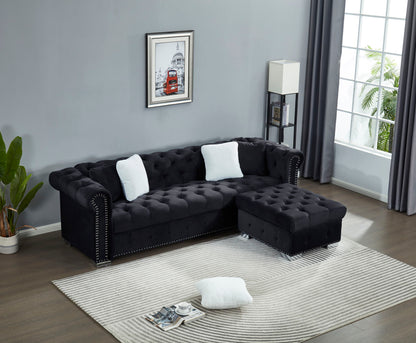4 Seater Oversized L Shaped Reversible Sectional Sofa