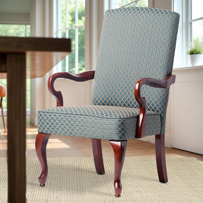 Delaney - Elegant Gooseneck Arm Chair With High Back
