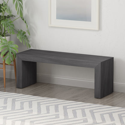 Acacia Wood Dining Bench, Farmhouse Style