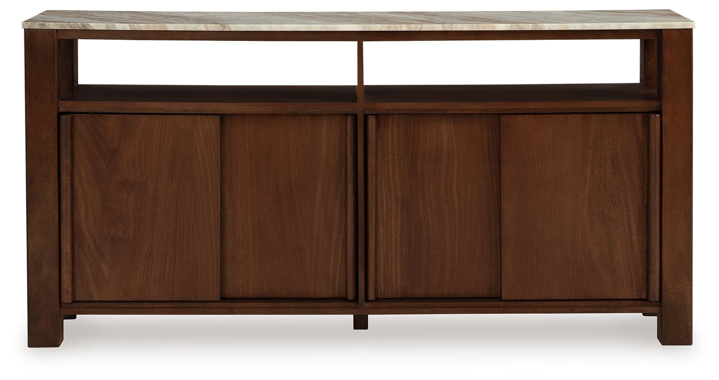 Tobinville - Accent Cabinet - Dark Brown
