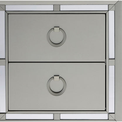 Chloe - Nightstand - Gemstone Silver