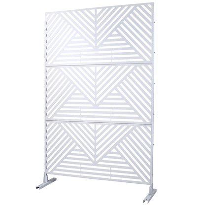 Freestanding Outdoor & Indoor Freestanding Metal Privacy Screen