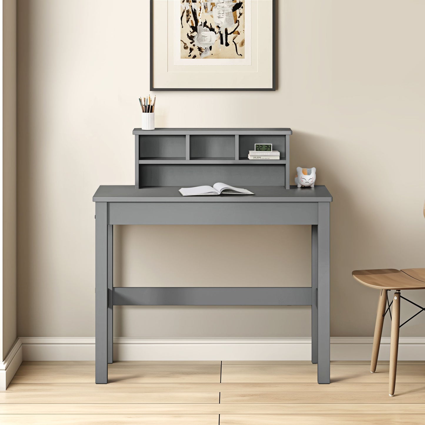 Logan - Writing Desk - Gray