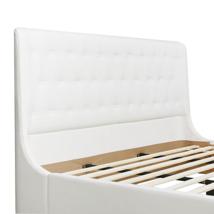 Brooks - Contemporary Tufted Shelter Platform Bed
