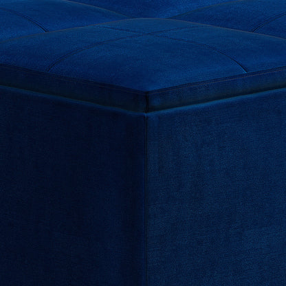 Avalon - Square Coffee Table, Storage Ottoman